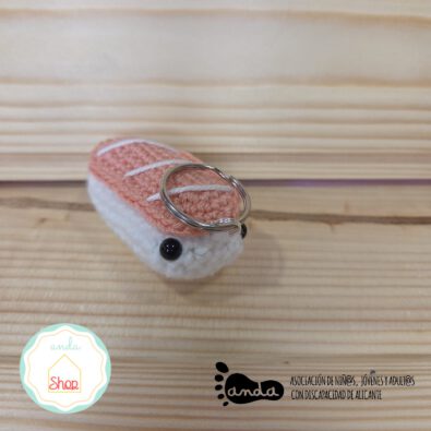 Llavero Sushi salmón