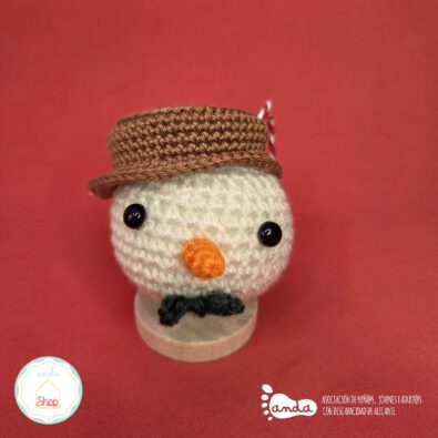 Bola navidad muñeco de nieve